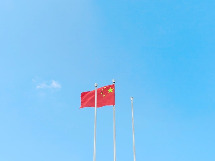 Photo china flag