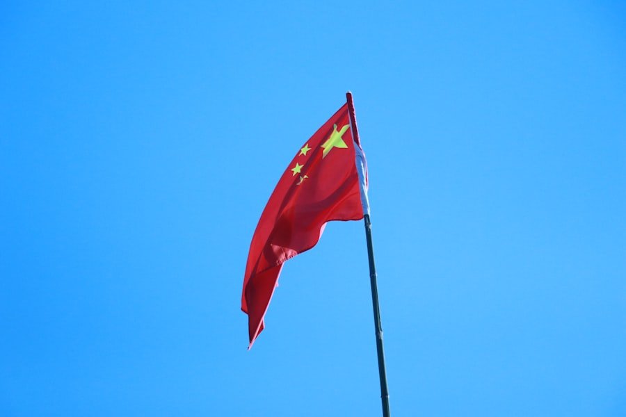 Photo china flag

