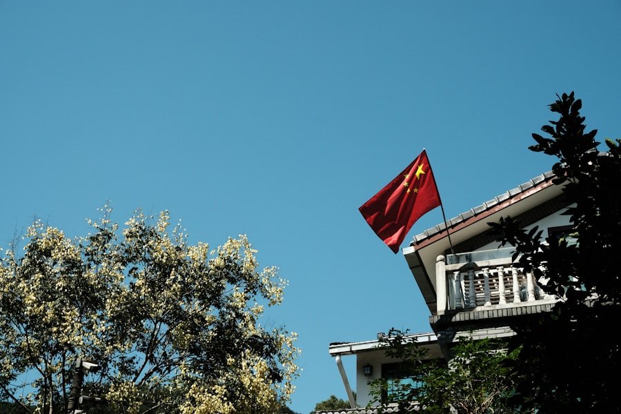 Photo china flag
