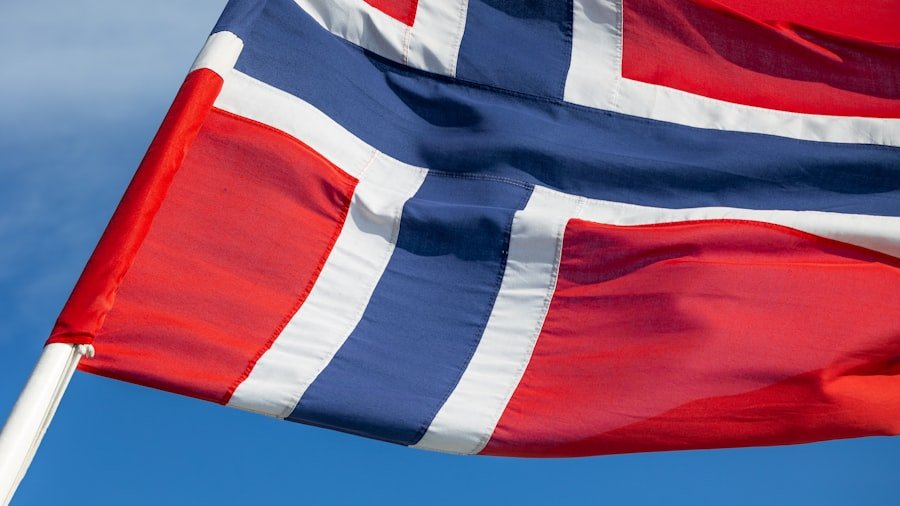 Photo norway flag 
