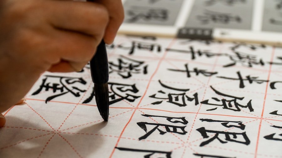 Photo chinese calligraphy

